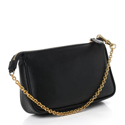 Fendi Vitello Elite Pochette Black 3 of 9