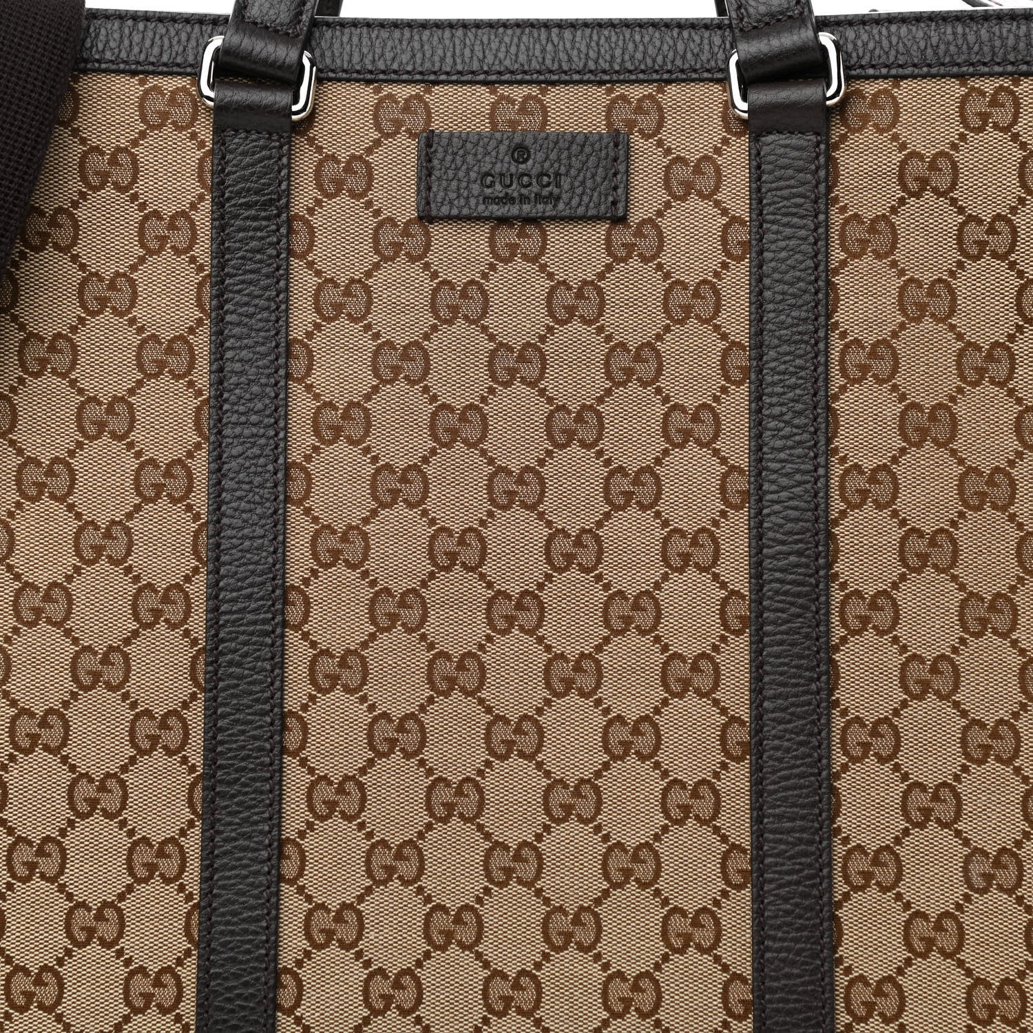 Gucci GG Monogram Large Joy Tote Bag Dark Brown 9 of 11