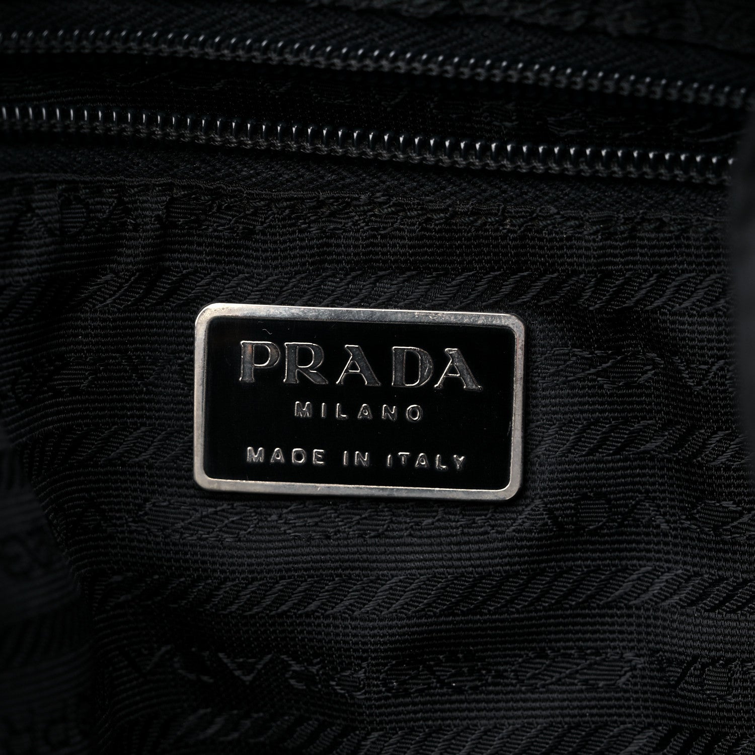 Prada Tessuto Nylon Vela Cinch Backpack Black 6 of 16
