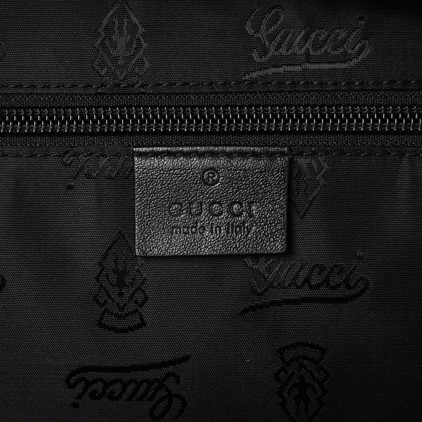Guccissima Medium Classic Backpack Black