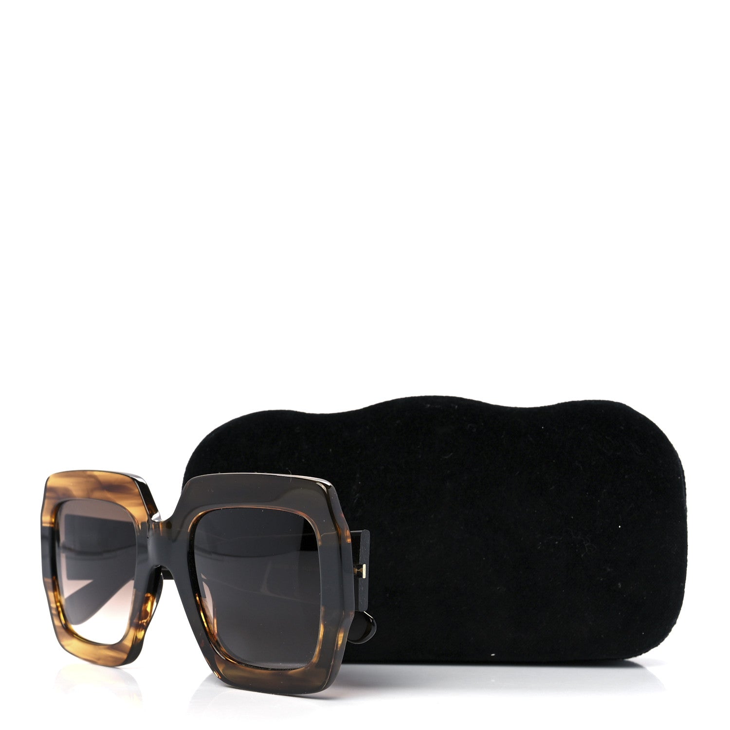 Gucci Square Frame GG0178S Sunglasses Havana 9 of 9