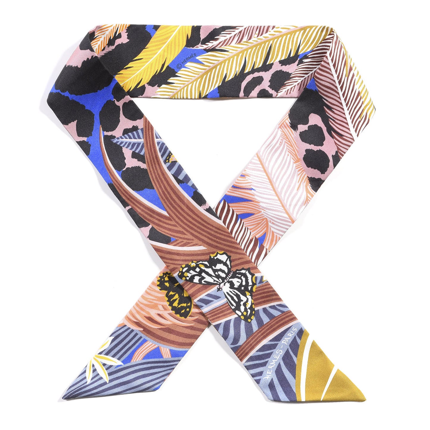 Silk Jaguar Quetzal Twilly Bleu Roy Brun Saumon