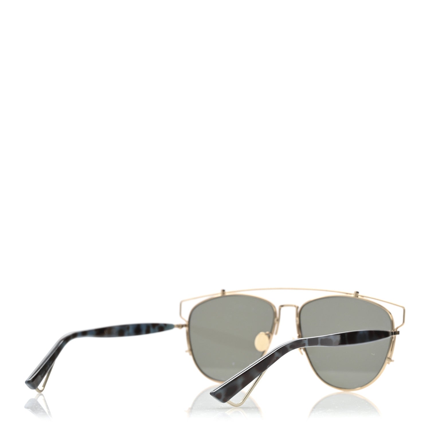 Christian Dior Technologic Sunglasses Gold Blue 1763261 – FASHIONPHILE