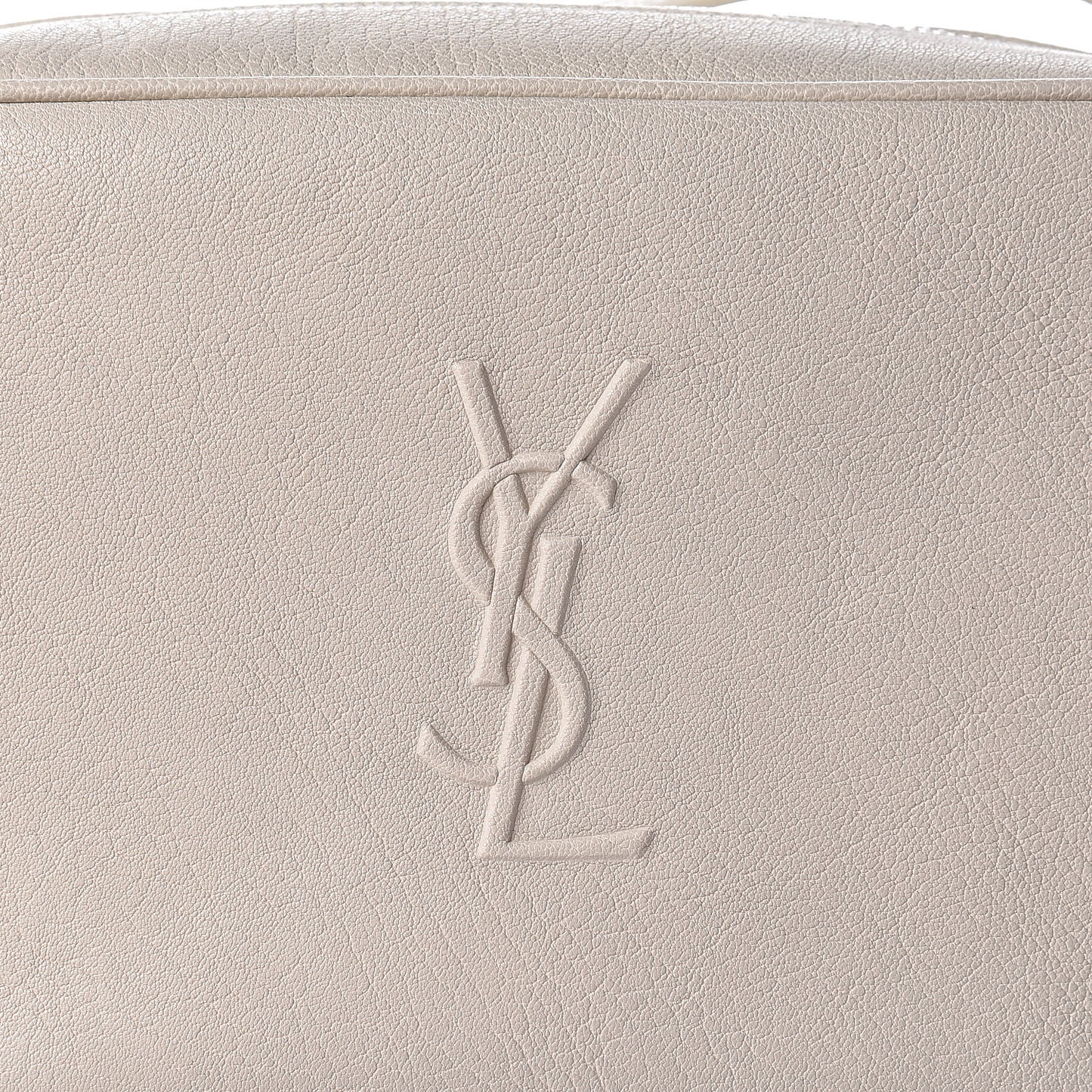 Lambskin Monogram Small Lou Camera Bag Icy White