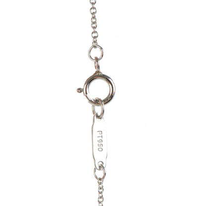 Tiffany Platinum Diamond .42ctw Circlet Pendant Necklace 5 of 7
