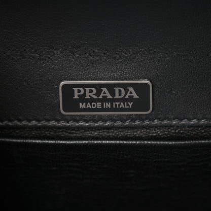 Prada City Calfskin Saffiano Cahier Bag Black 6 of 11