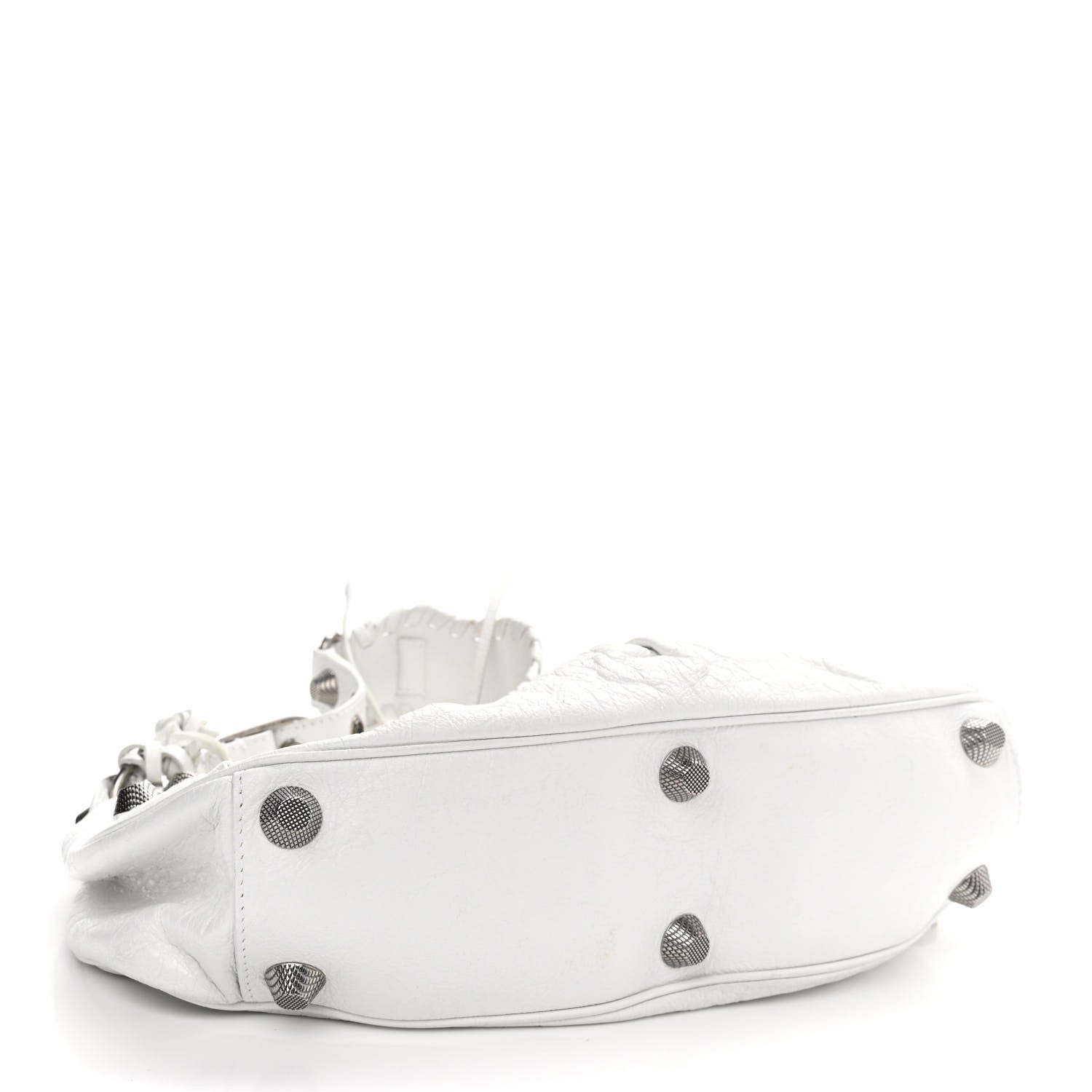 Balenciaga Agneau Arena Small Le Cagole Shoulder Bag Optic White 4 of 12