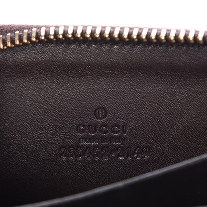 Gucci Guccissima Zip Around Card Case Chocolate 6 of 7