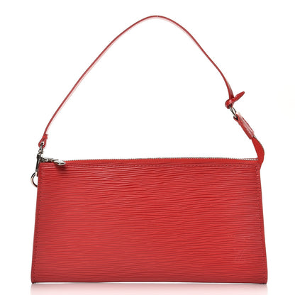 Louis Vuitton Epi Pochette Accessories 24 Rouge 1 of 7