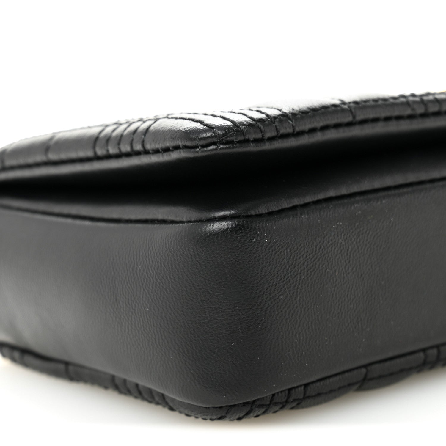 Burberry Lambskin Quilted Mini Lola Bag Black 9 of 10