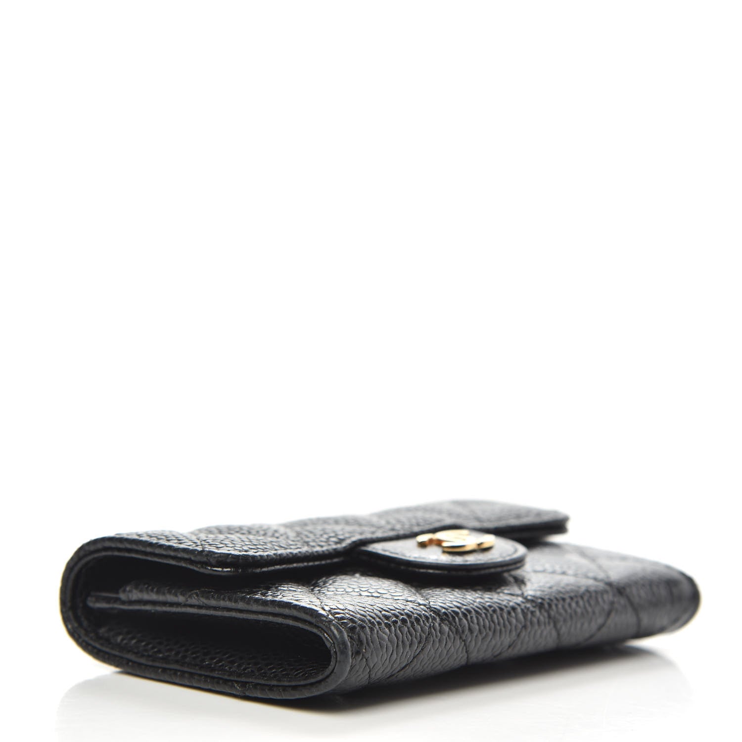 Chanel Caviar Quilted Flap Card Holder Black 4 of 9