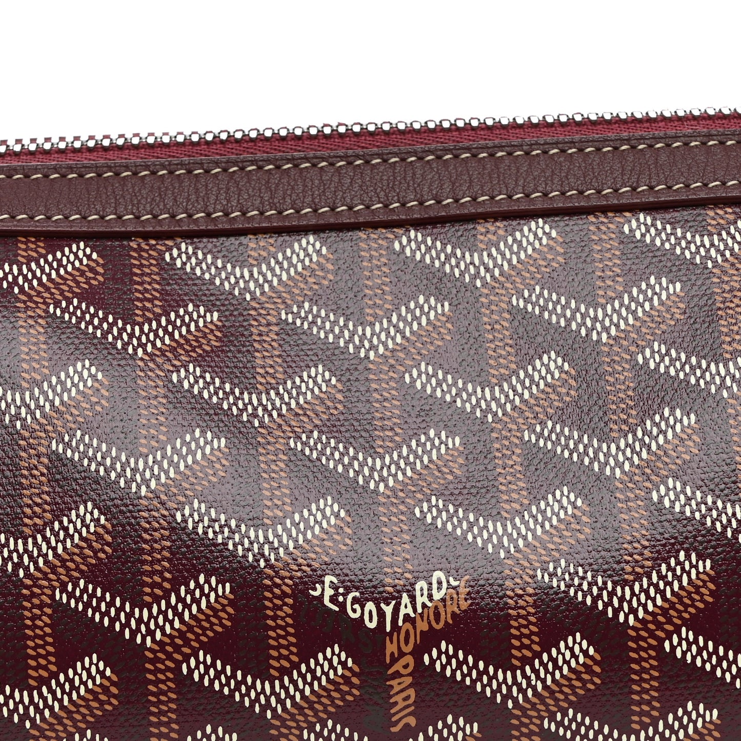 Goyardine Bonbonniere Bag Bordeaux