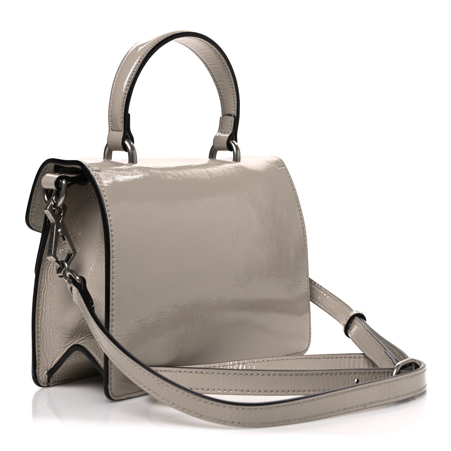 Gucci Crinkled Patent Small Dionysus Top Handle Bag Sphinx 3 of 10