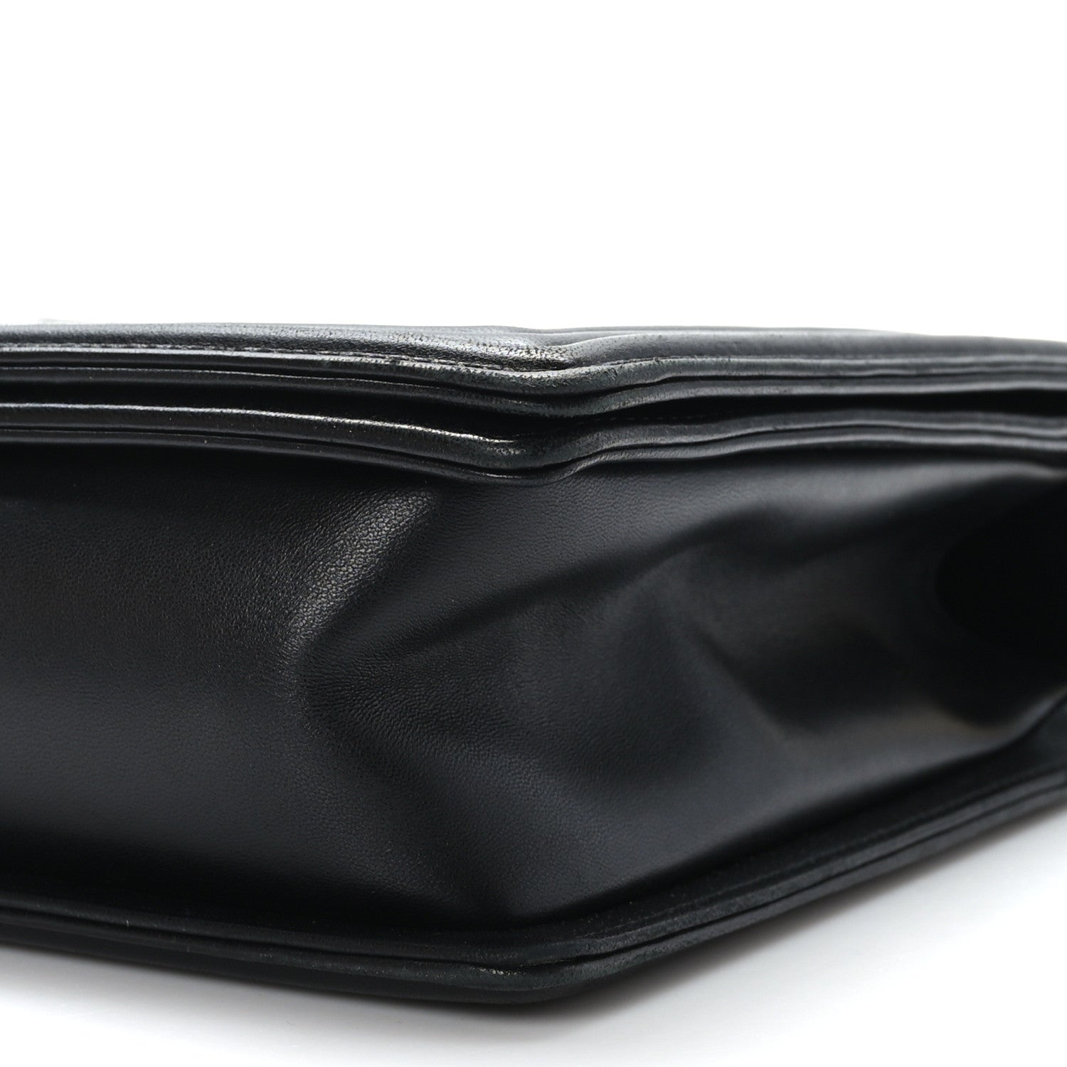 Chanel Lambskin Quilted Large Boy Flap Black 10 of 11