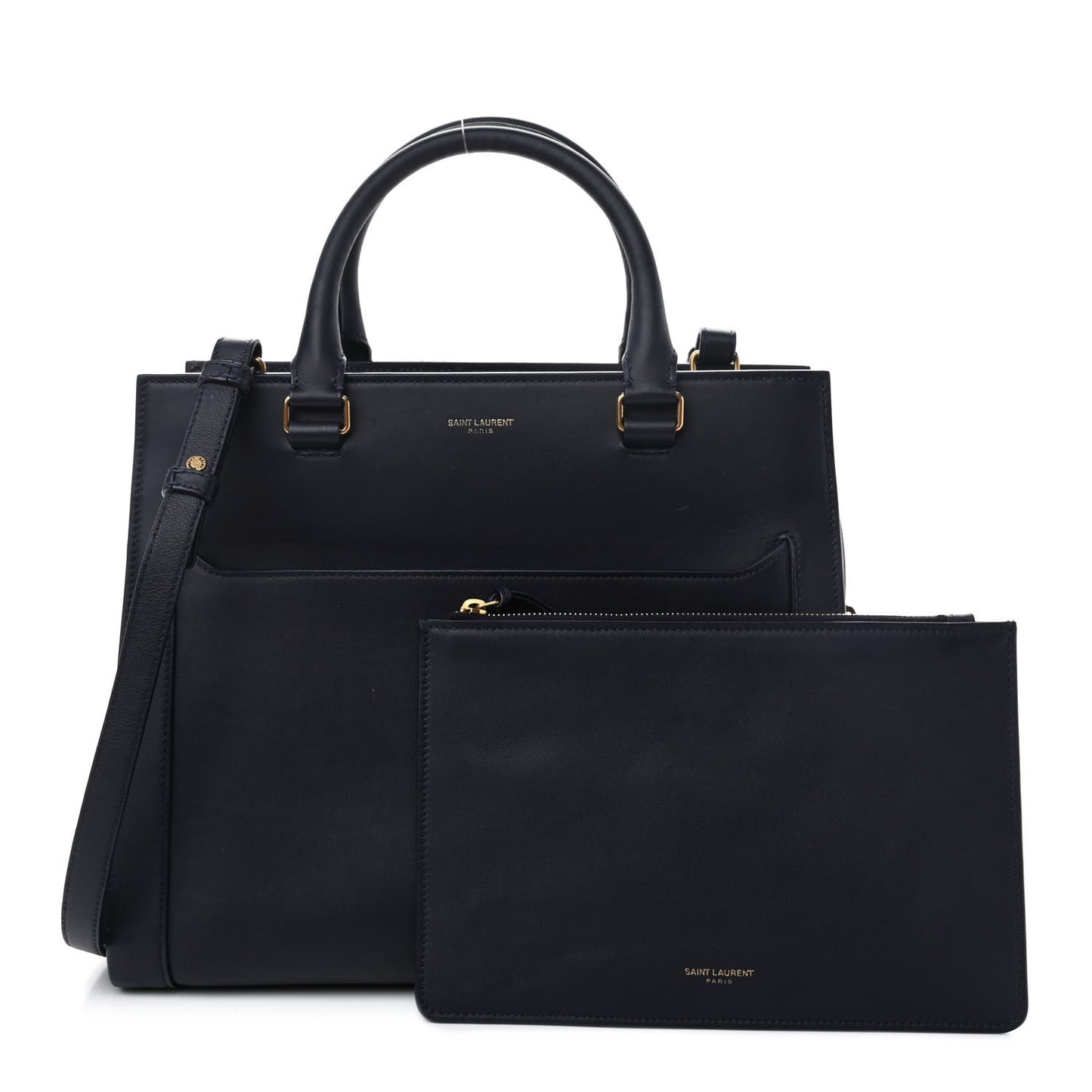 Smooth Calfskin Small East Side Tote Black