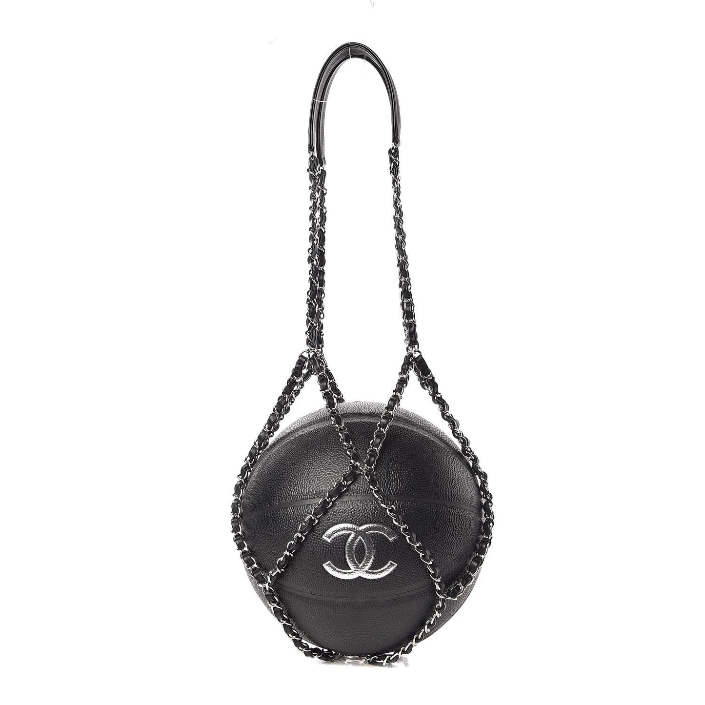 Lambskin Chain Net and Basketball Black