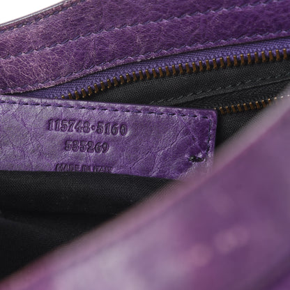 Balenciaga Agneau Classic Hardware City Dark Violet 7 of 19