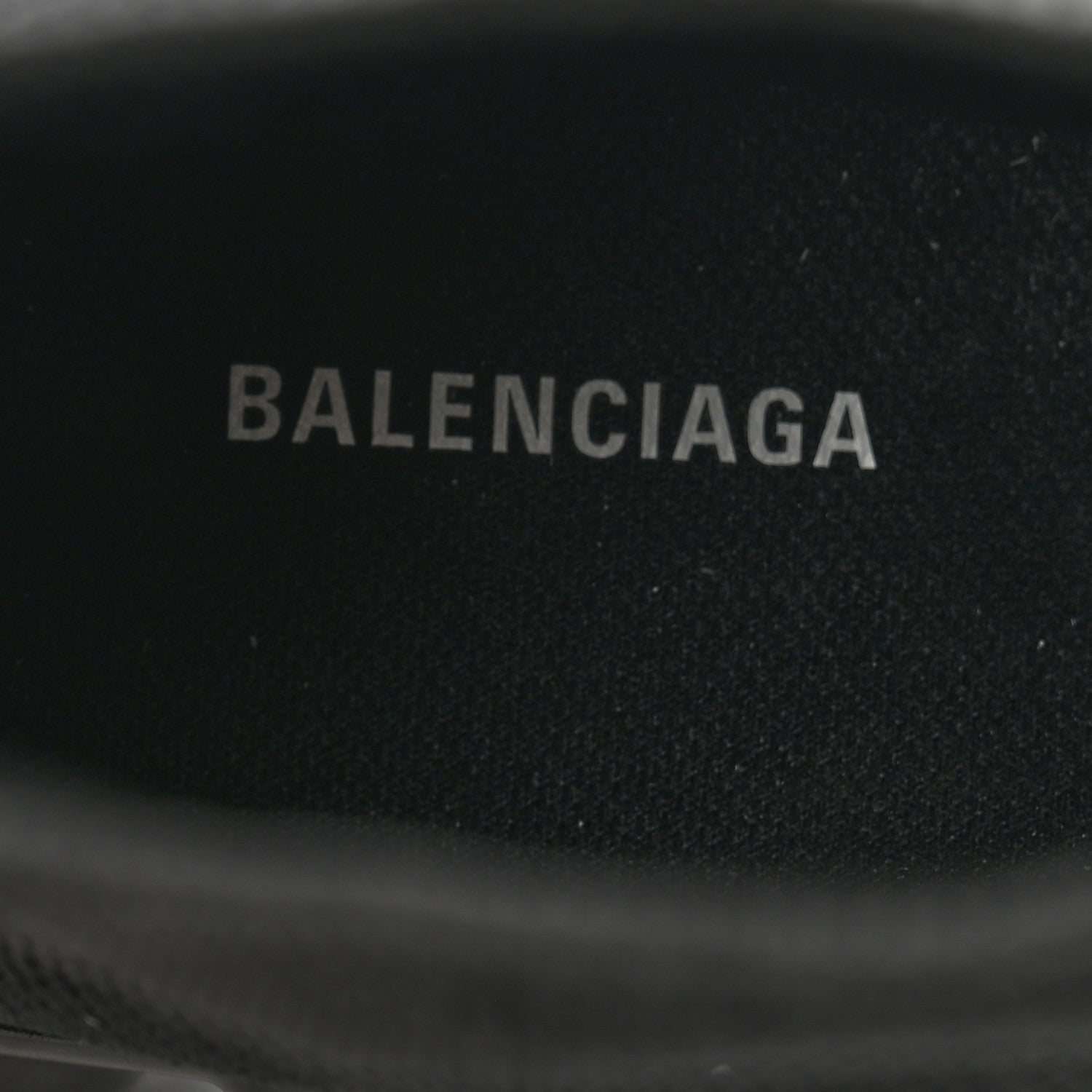 Balenciaga Technical 3D Recycled Knit Womens Speed 2.0 Sneakers 39 Monocolor Black 6 of 8