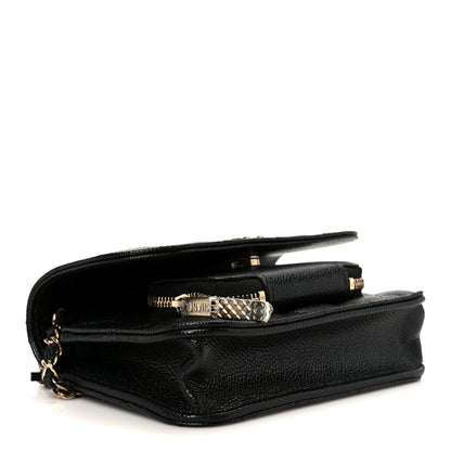 Chanel Caviar Quilted Business Affinity Clutch With Chain Black 4 of 12