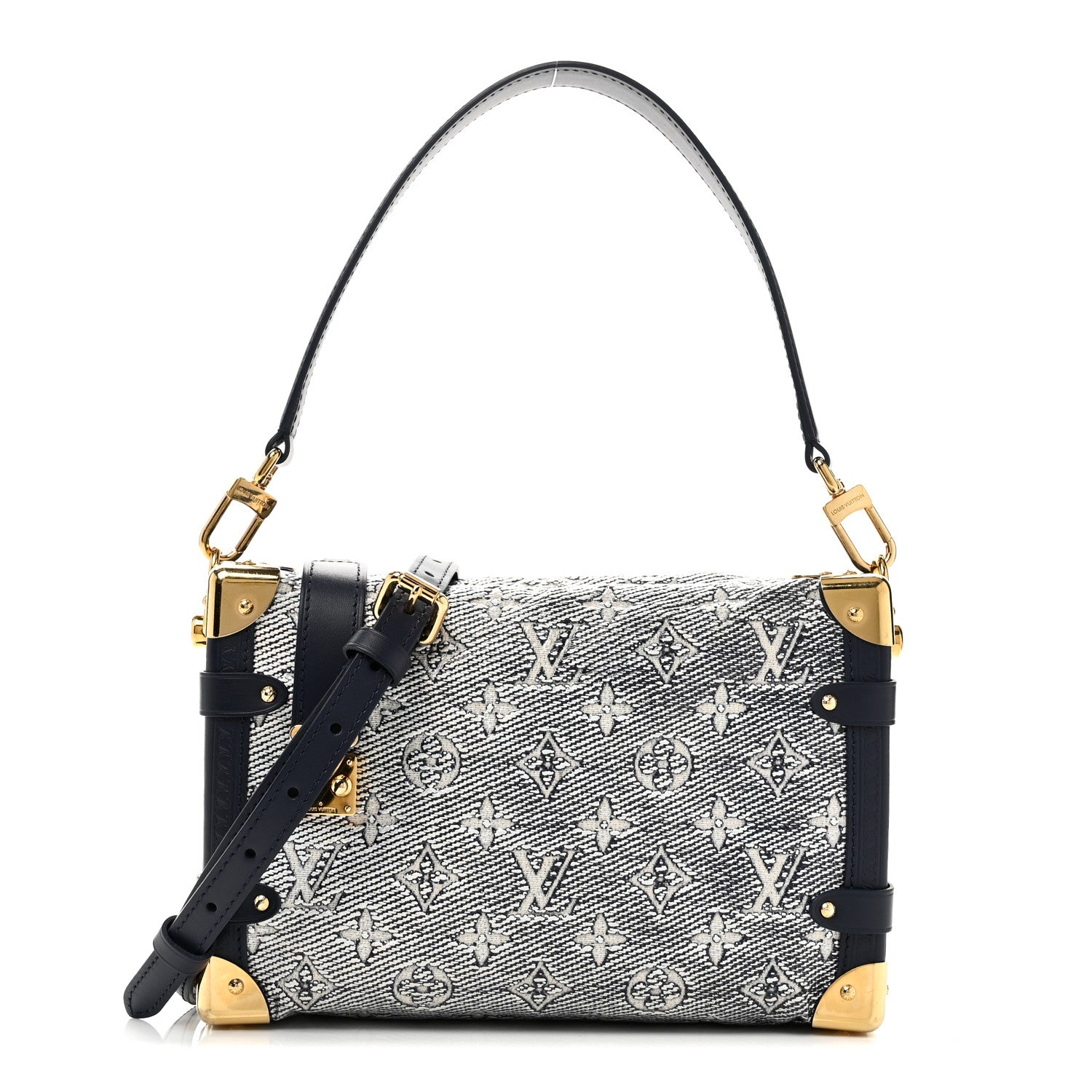 Louis Vuitton Monoglam Side Trunk MM Blue 1 of 9