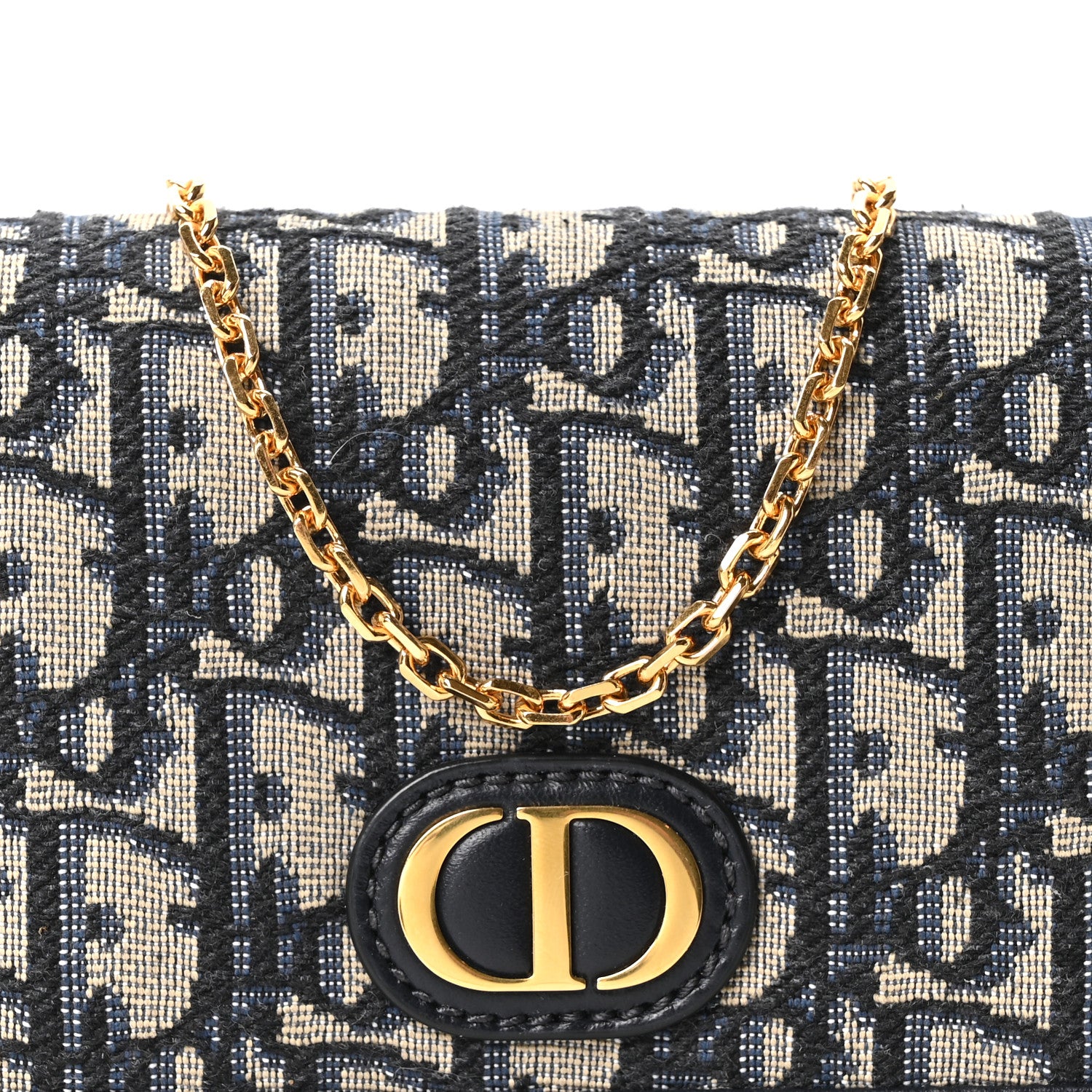 Christian Dior Oblique Nano 30 Montaigne Pouch Blue 8 of 10