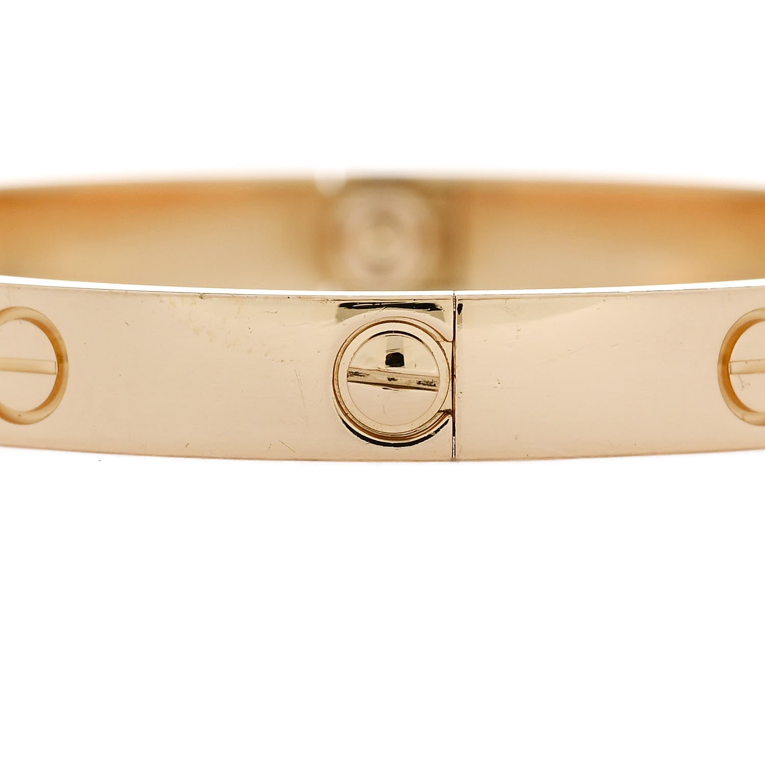 Cartier 18K Yellow Gold LOVE Bracelet 17 5 of 9