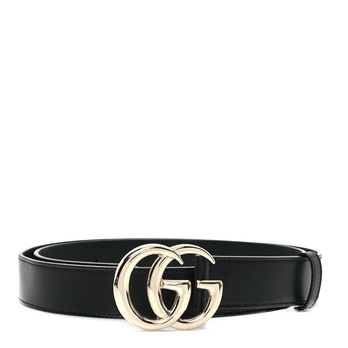 Plutone Calfskin Double G 30mm Belt 100 40 Black