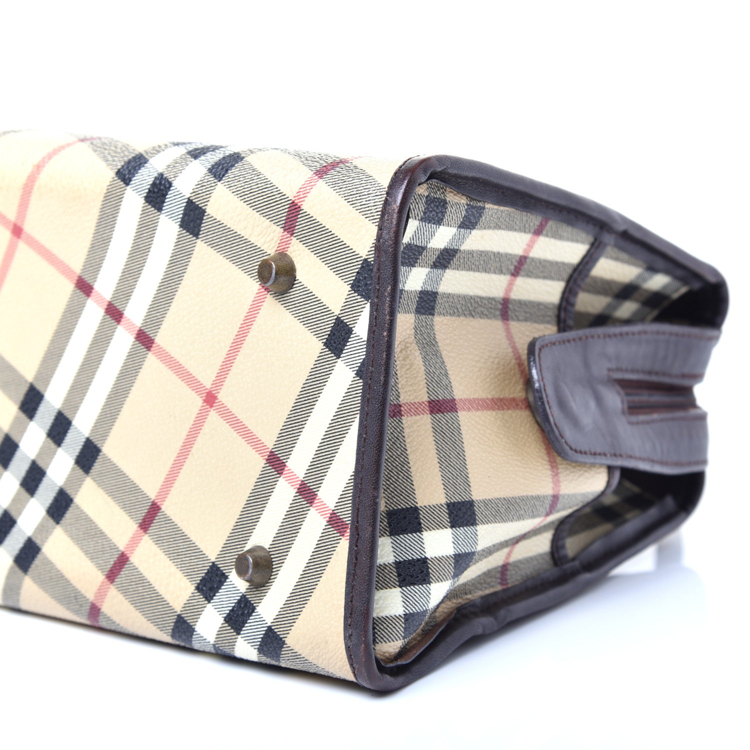 Burberry Nova Check Bag Chocolate 8 of 11