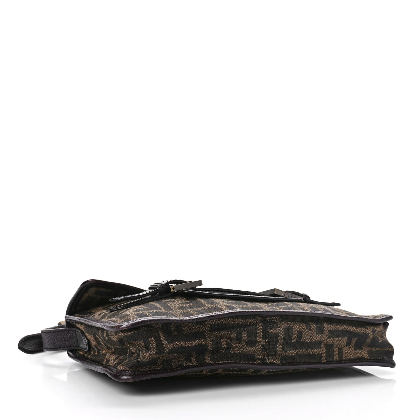 Zucca Calfskin Shoulder Bag Tobacco