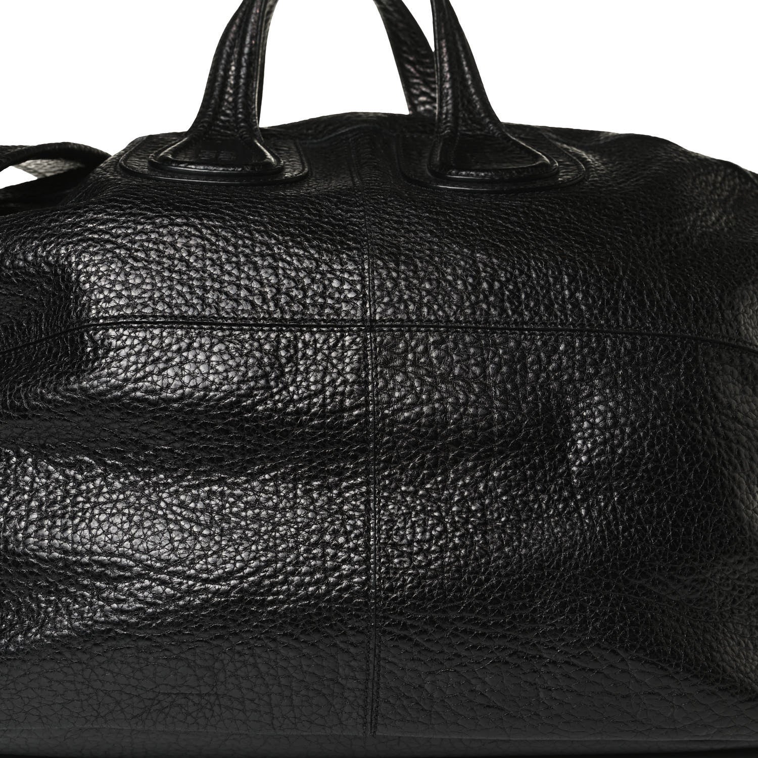 Givenchy Glazed Pebbled Calfskin Large Nightingale Black 6 of 11