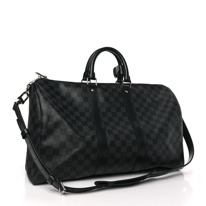 Louis Vuitton Damier Graphite Keepall Bandouliere 2 of 8
