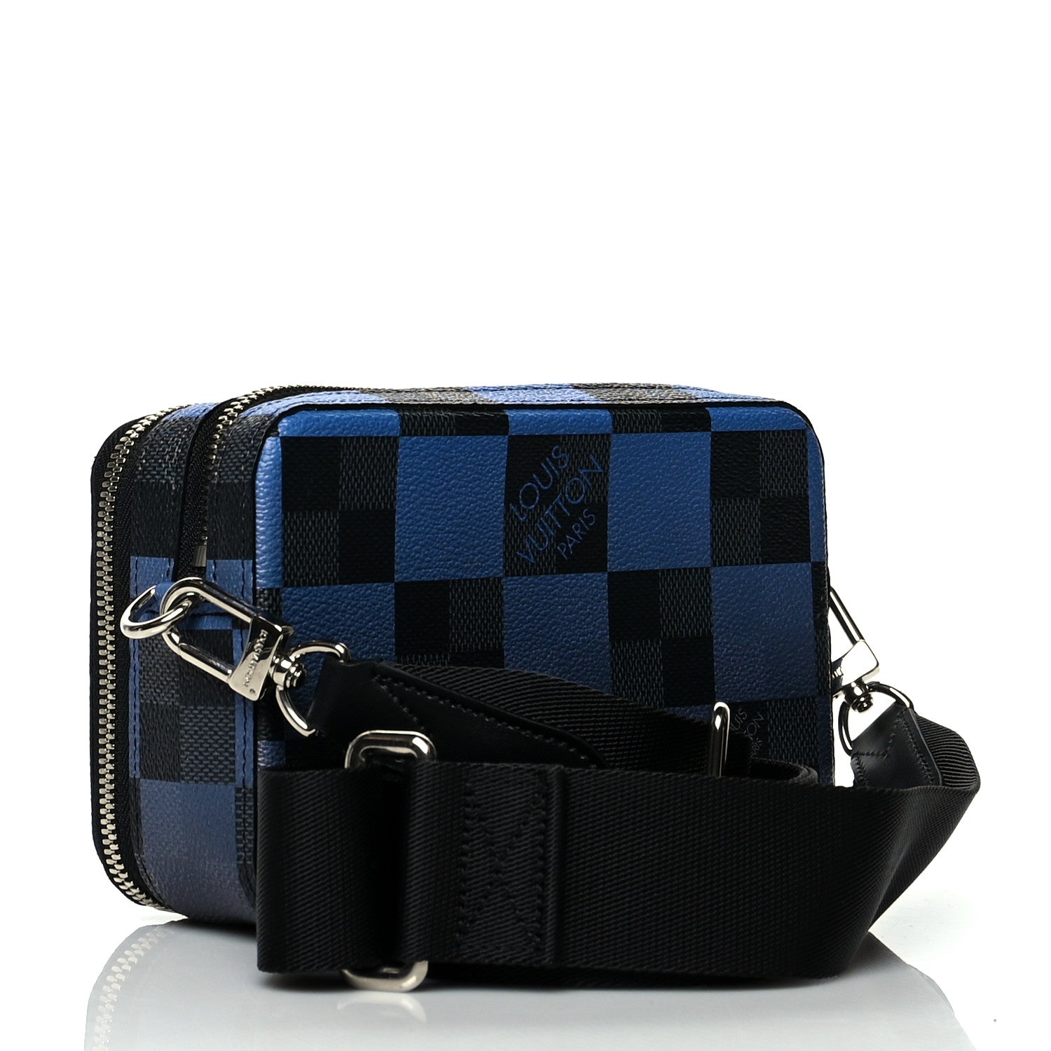 Louis Vuitton Giant Damier Graphite Alpha Wearable Wallet Navy 2 of 10