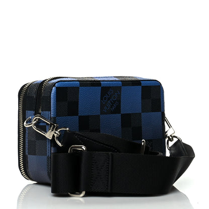 Louis Vuitton Giant Damier Graphite Alpha Wearable Wallet Navy 2 of 10