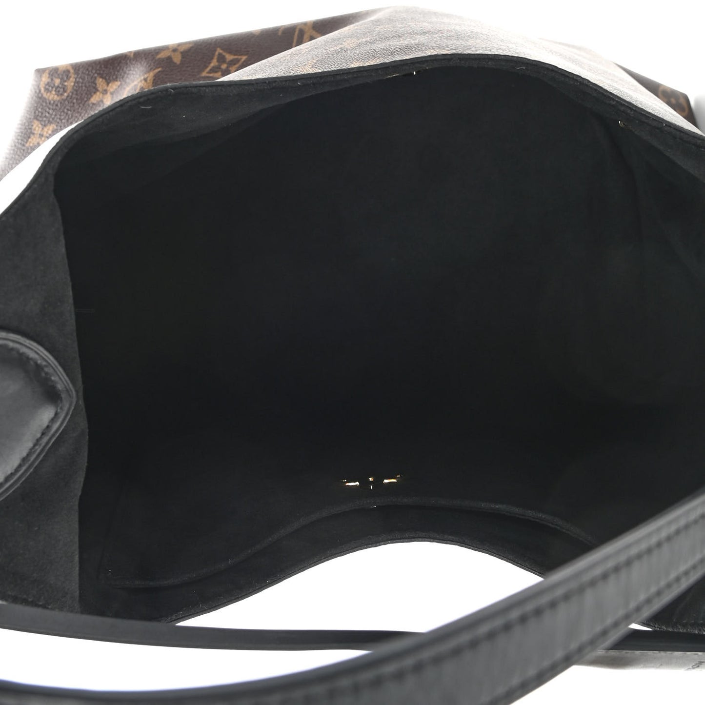 Monogram Flower Hobo Black