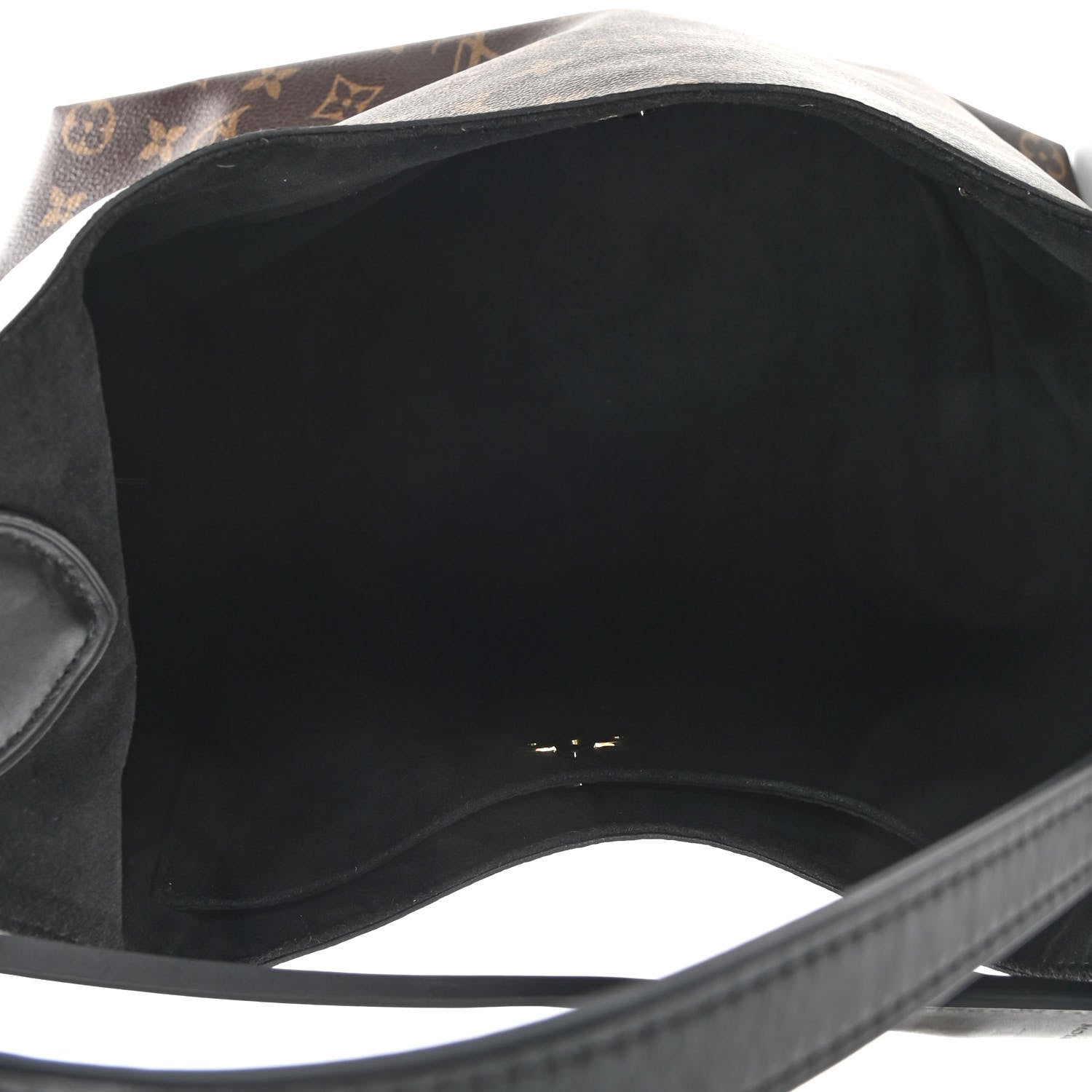 Louis Vuitton Monogram Flower Hobo Black 5 of 11