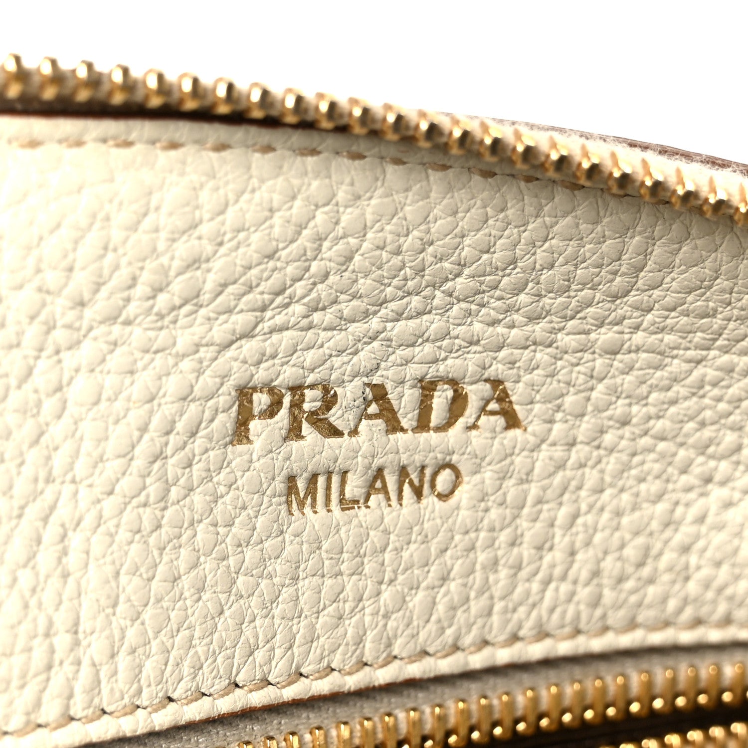Prada Vitello Daino Small Shopping Tote Talco 6 of 10
