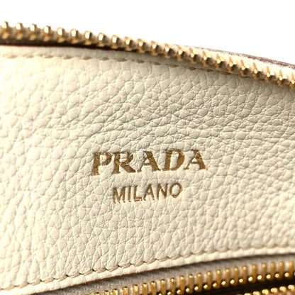Prada Vitello Daino Small Shopping Tote Talco 6 of 10