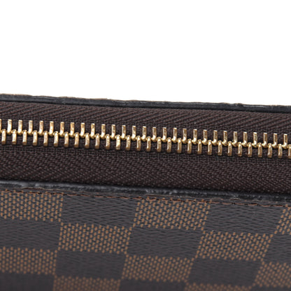 Louis Vuitton Damier Ebene Zippy Wallet Rose Ballerine 14 of 19