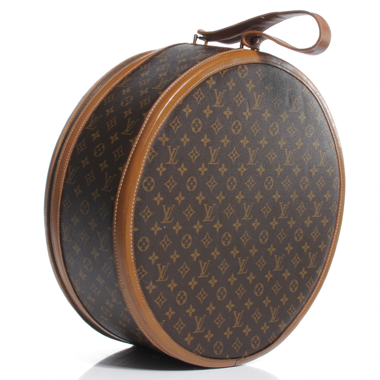 Louis Vuitton Monogram Vintage French Company Hat Box 3 of 7