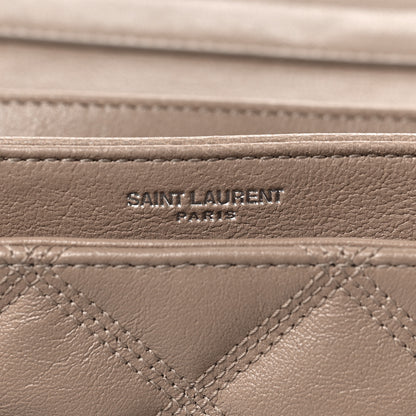 Saint Laurent Lambskin Quilted Small Becky Chain Bag Gold Sand 7 of 9