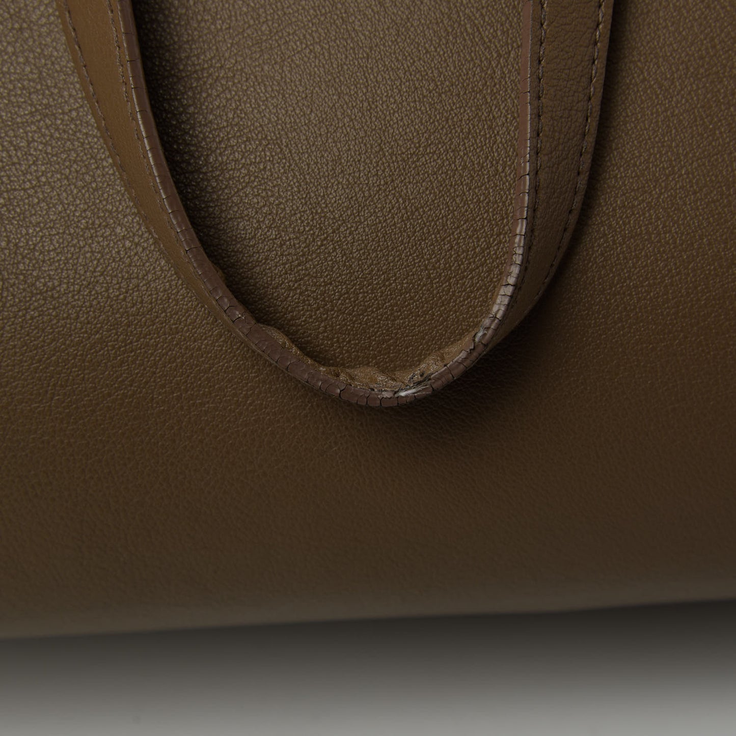Calfskin Large Shopping Tote Taupe