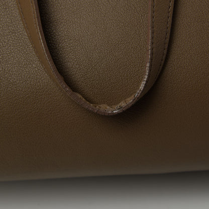 Saint Laurent Calfskin Large Shopping Tote Taupe 13 of 14