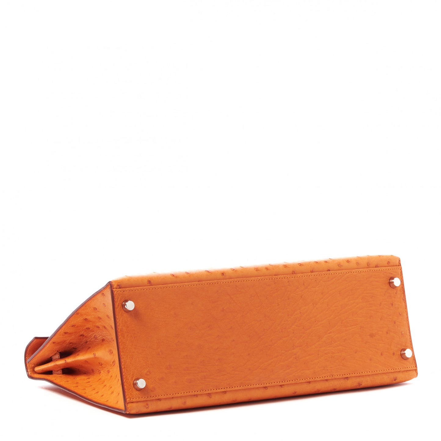 Ostrich Kelly Sellier 32 Orange