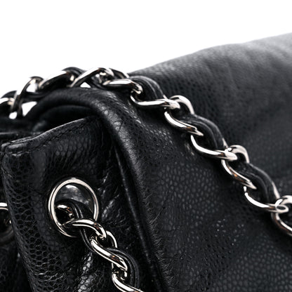 Chanel Caviar Timeless CC Accordion Flap Black 14 of 15