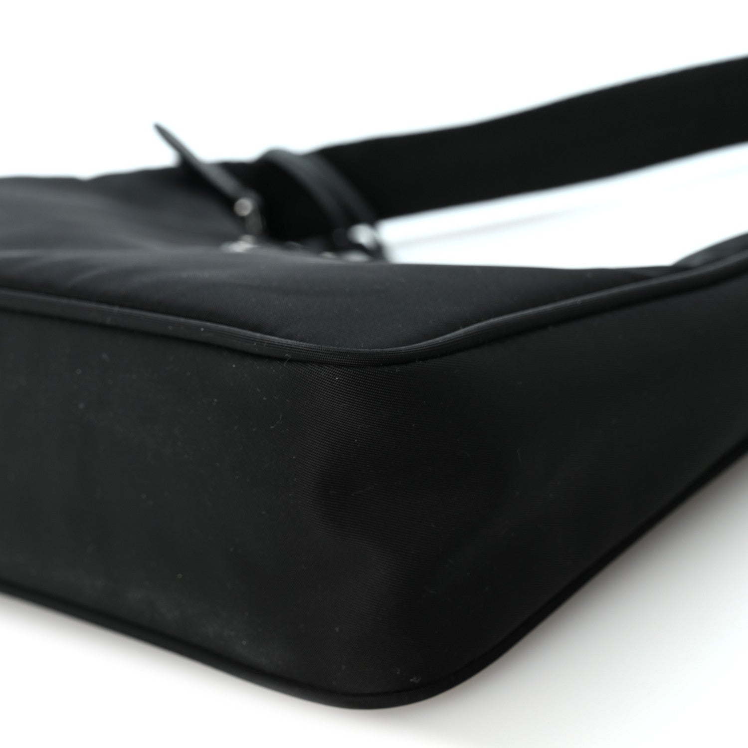 Prada Tessuto Nylon Mini Re-Edition 2000 Bag Black Black 11 of 11