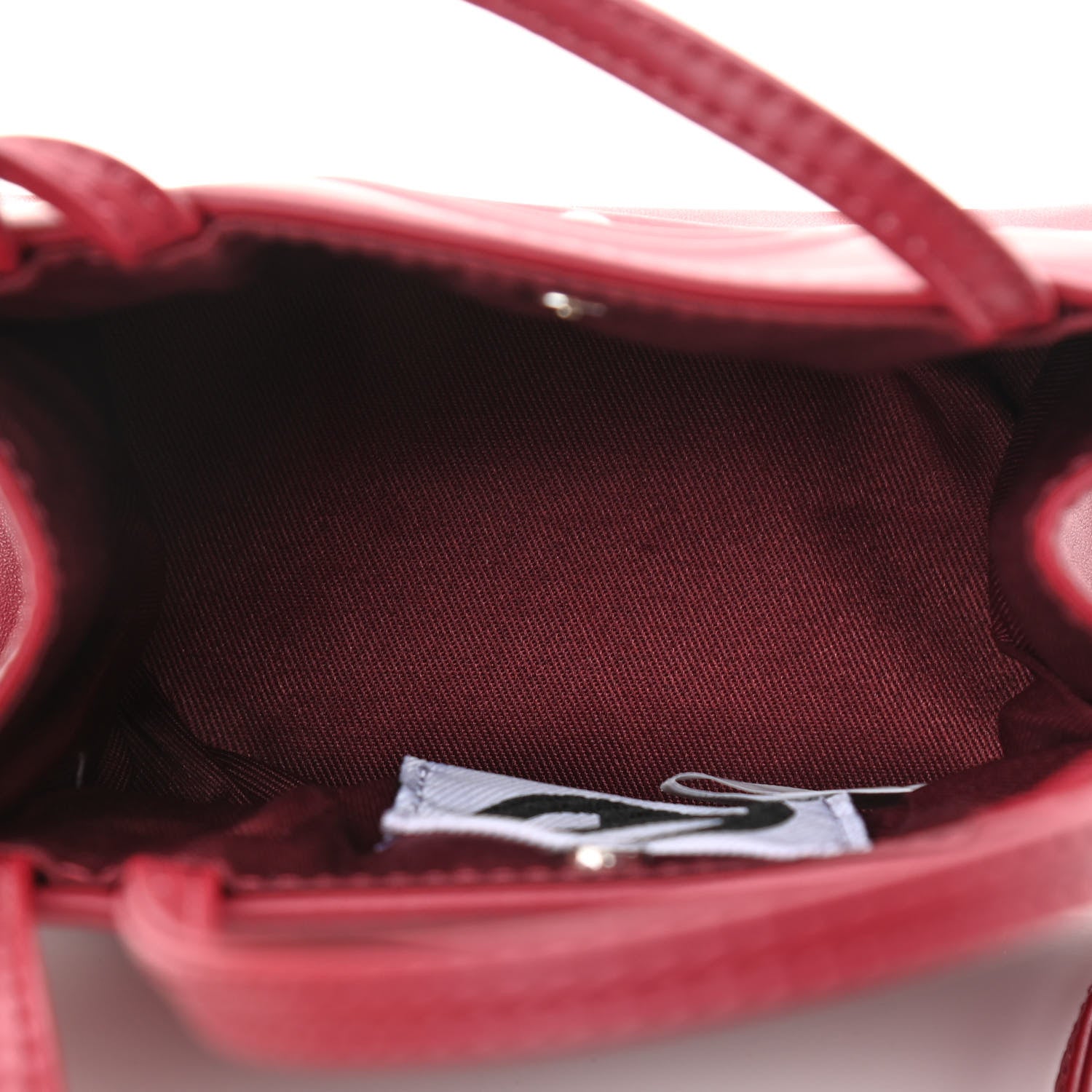Telfar Vegan Leather Small Shopping Bag Oxblood 5 of 10
