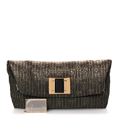 Louis Vuitton Jacquard Quilted Monogram Altair Clutch Bronze 3 of 13