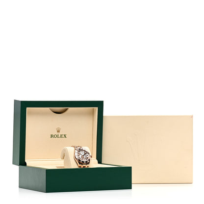 Rolex 18K Everose Gold Diamond Mother of Pearl 34mm Pearlmaster Datejust Watch Goldust Dream 81315 5 of 5
