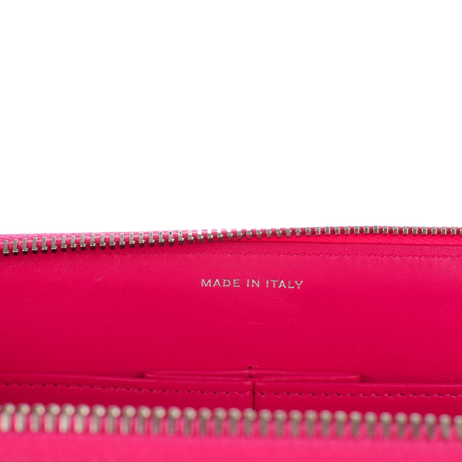 Chanel Lambskin Quilted Zipped Clutch Dark Pink 7 of 8