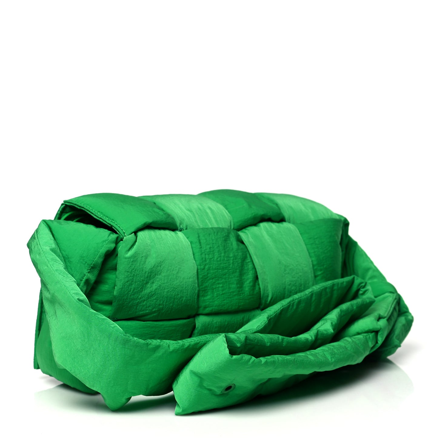 Nylon Intrecciato Padded Tech Cassette Bag Parakeet
